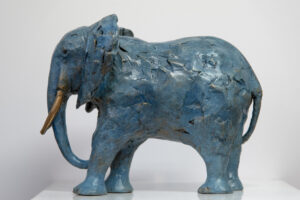 Elephant bleu