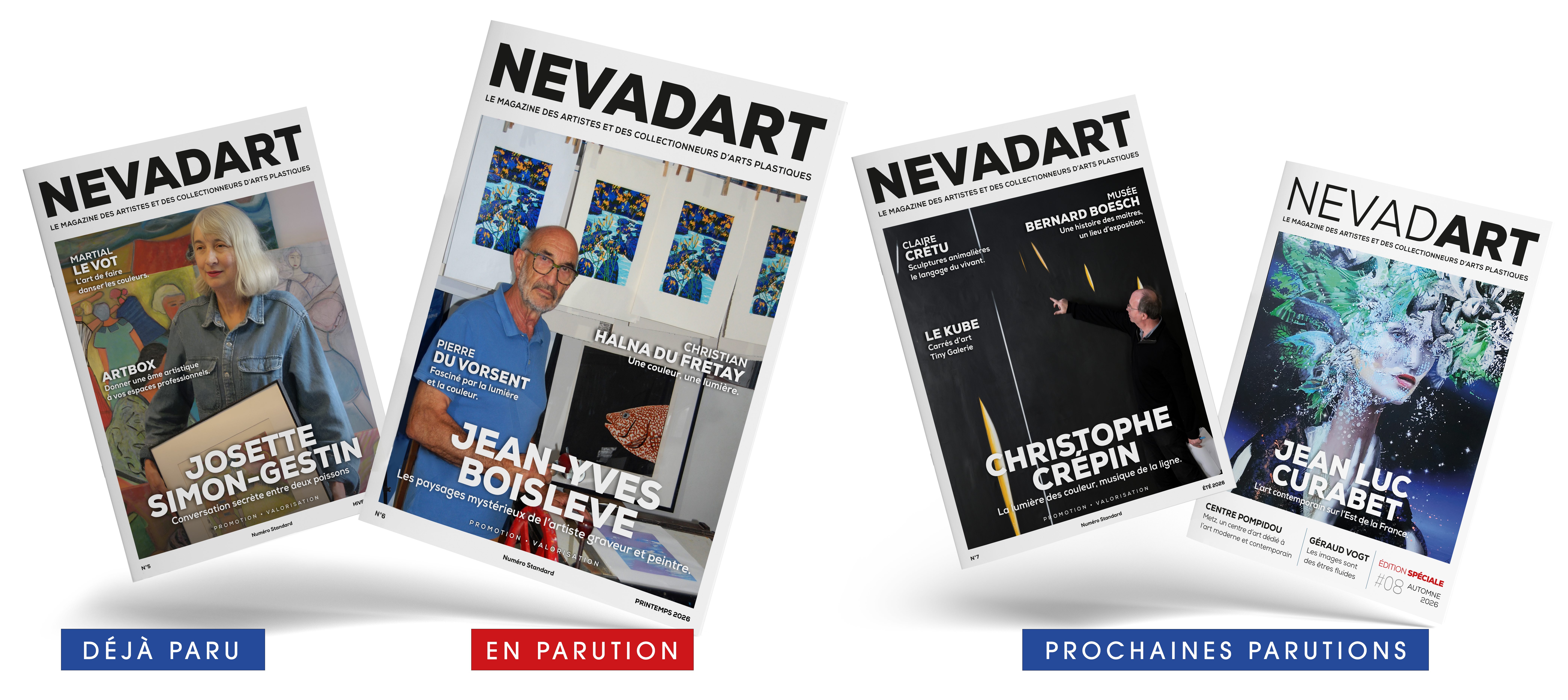 Nevadart - Couvertures magazines