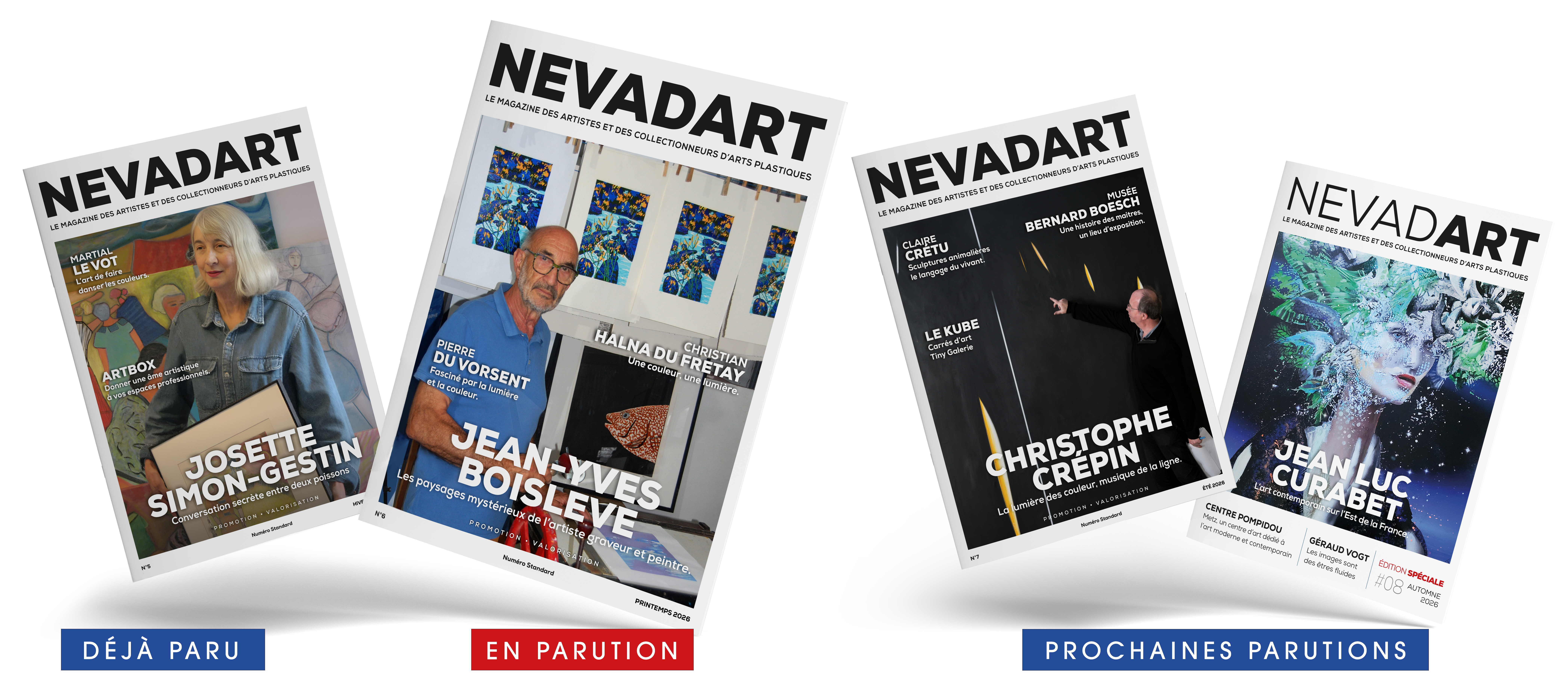Nevadart - Couvertures magazines